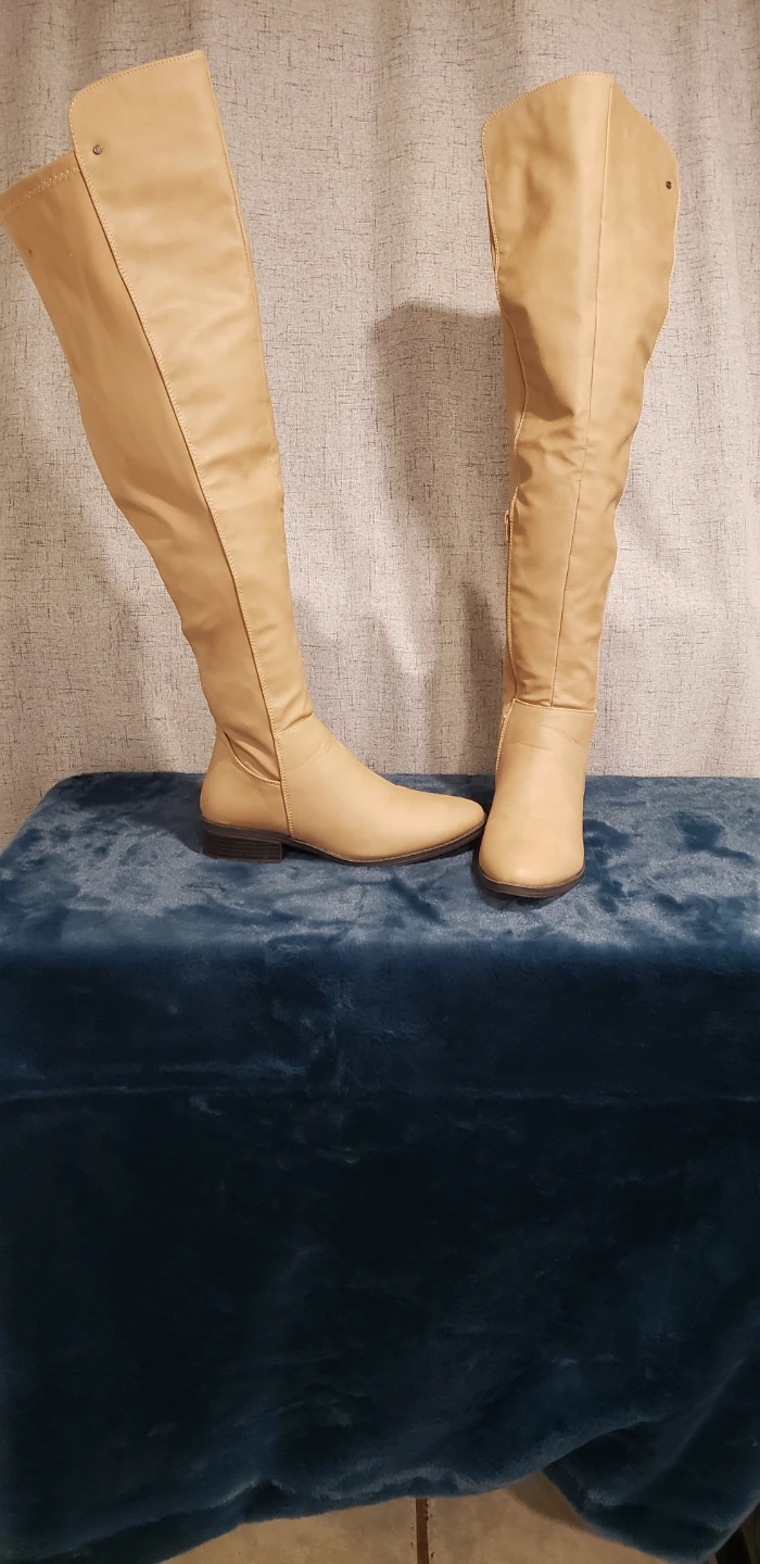 Beige Over-the-Knee Boots - photo 5