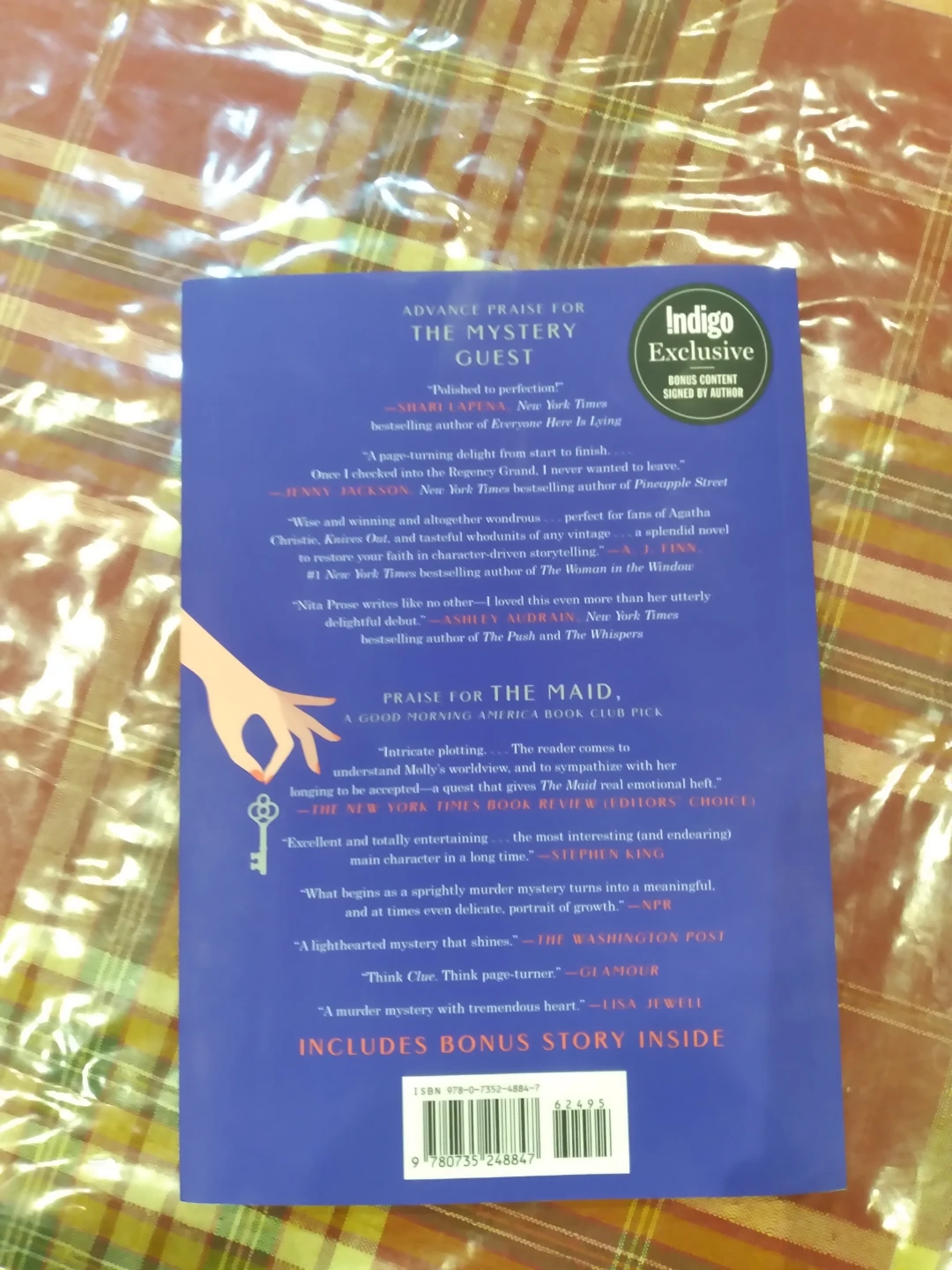 Signed signature The Mystery Guest A Maid Novel by Nita Prose - photo 4