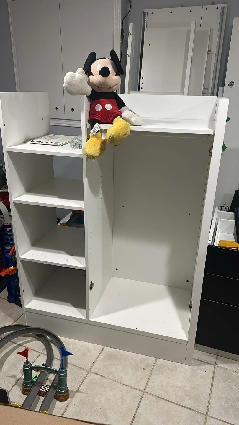 🧡 White Loft Bed with Desk & Storage - photo 4