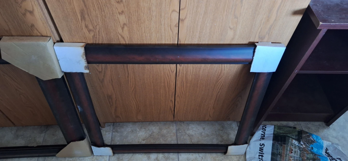 Three large Dark Wood Picture Frames