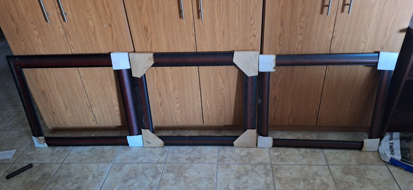 Three large Dark Wood Picture Frames - photo 3