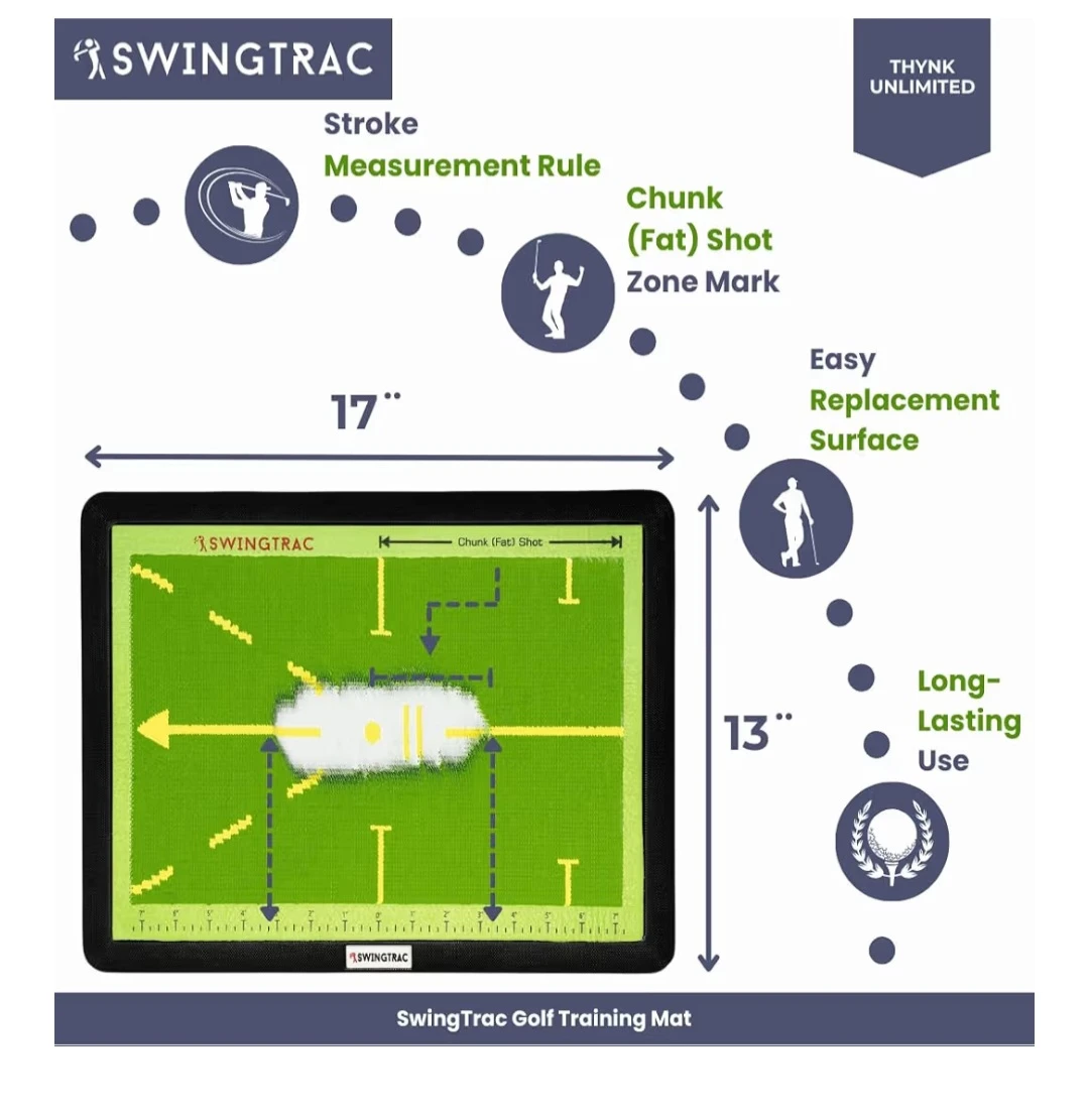 SWINGTRAC  Replaceble Golf Training Mat w/Swing Tracker - photo 3