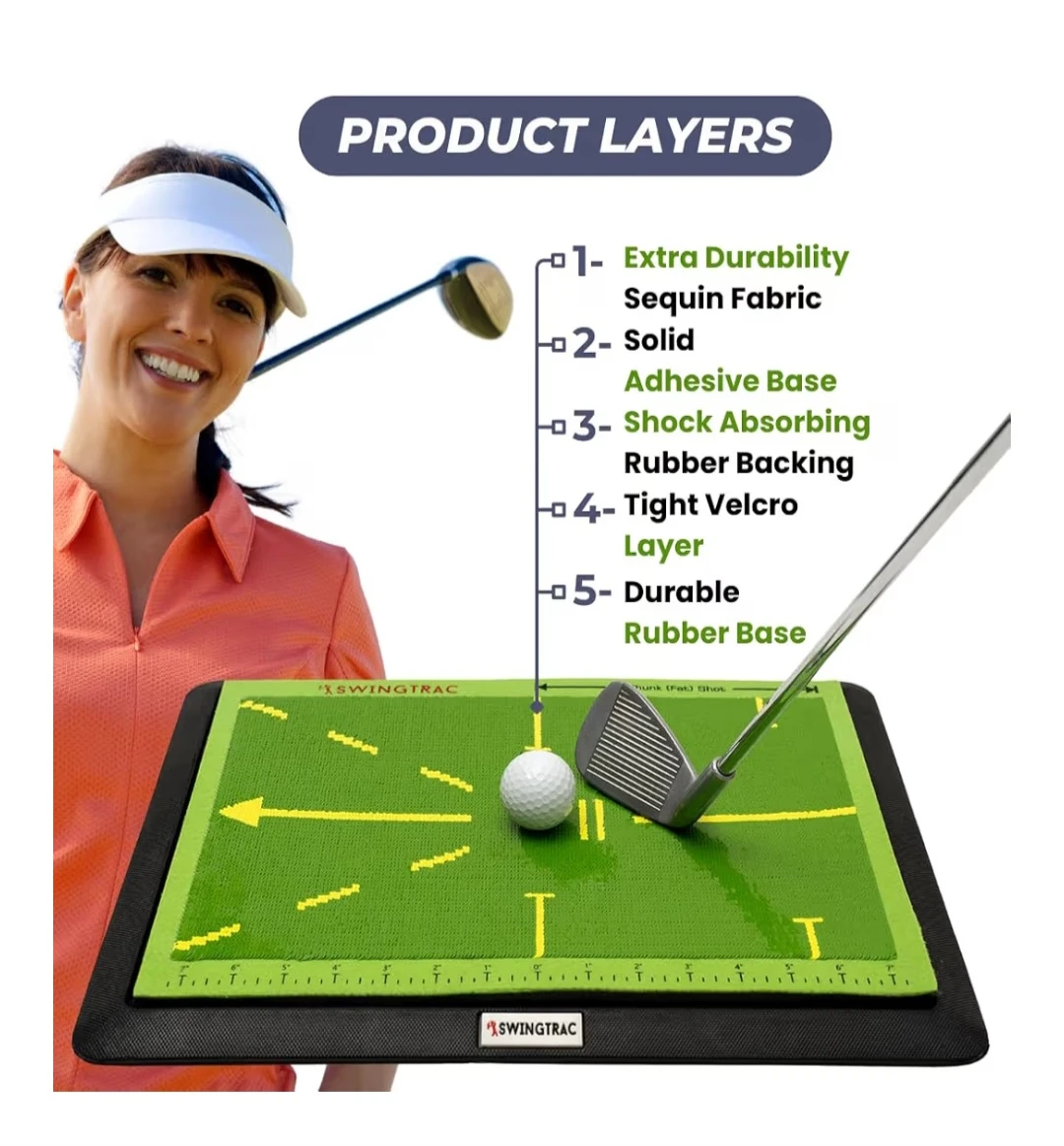SWINGTRAC  Replaceble Golf Training Mat w/Swing Tracker - photo 4