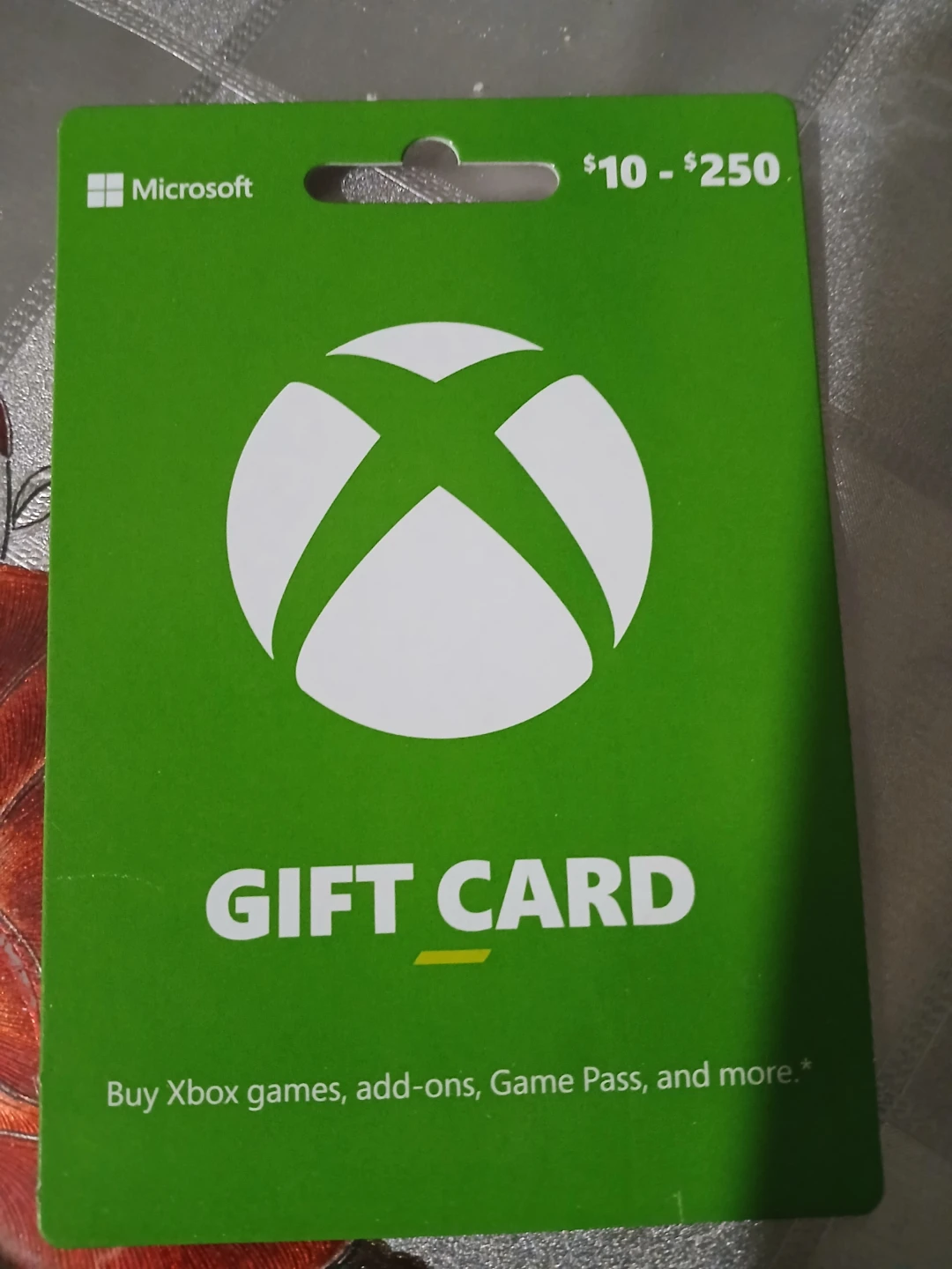 Microsoft Xbox Gift Card $10-$250