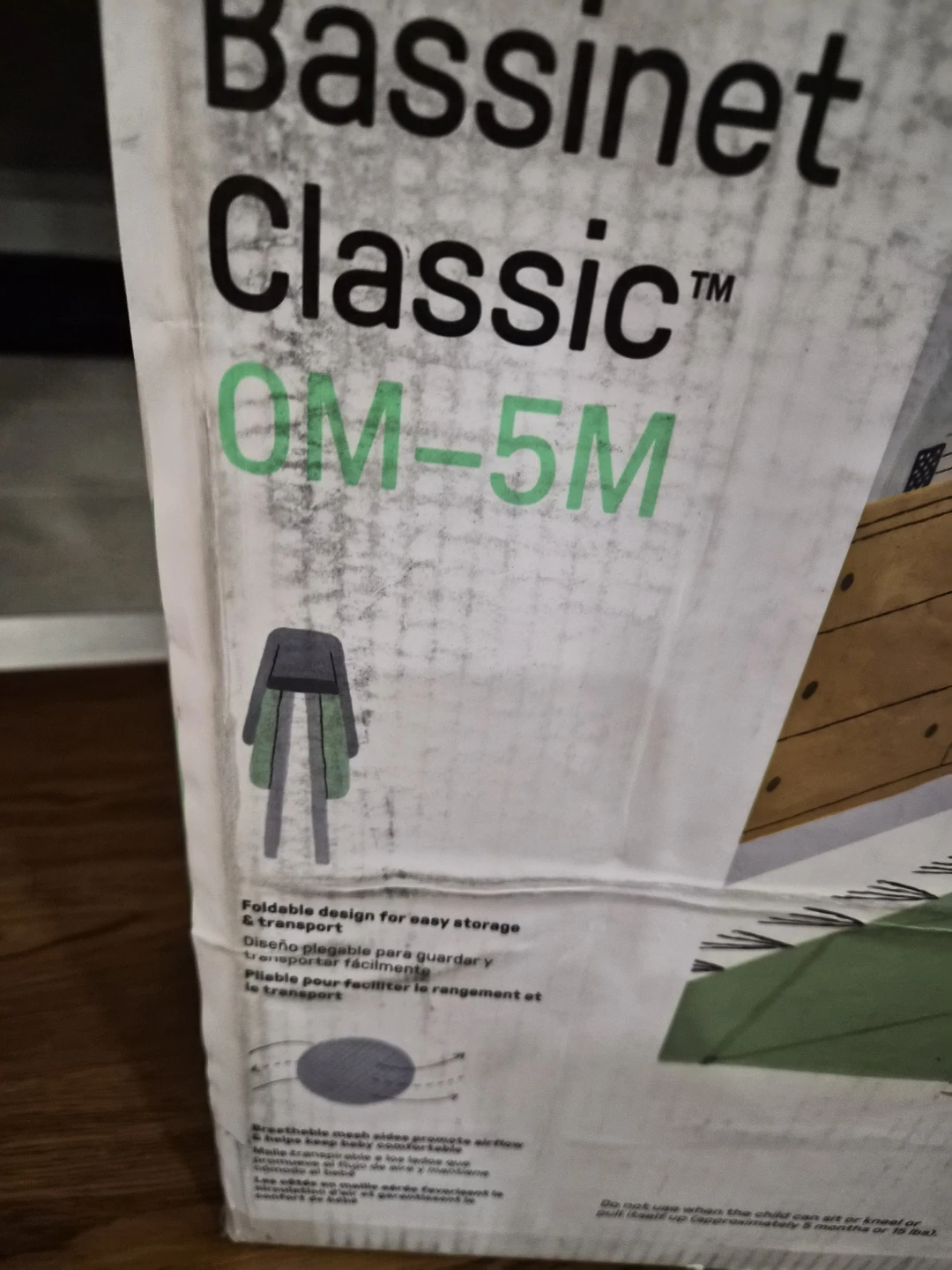 Ingenuity FoldAway Rocking Bassinet Classic OM-5M - photo 2