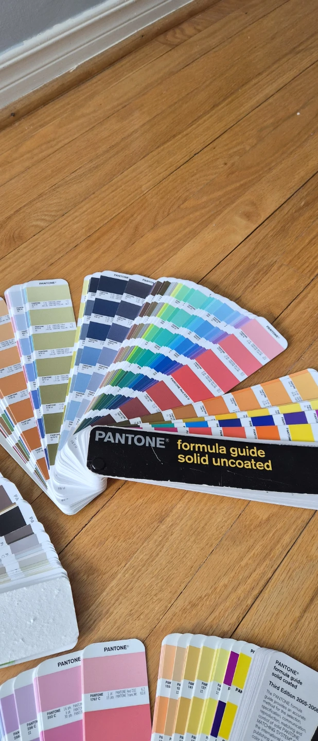 Set of 3 PANTONE Formula Guide Color Swatches - photo 4