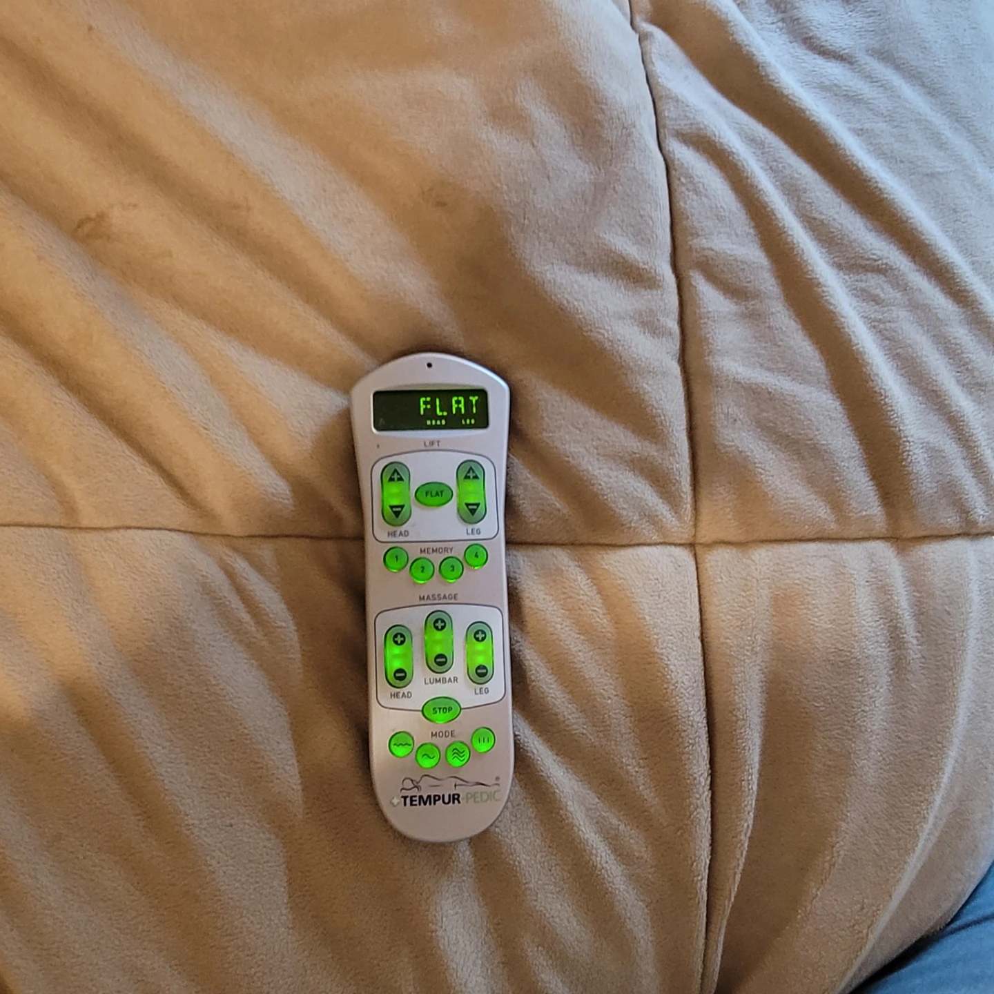 Temperpedic King Adjustable Base With Massage and Memory $1800 - photo 5