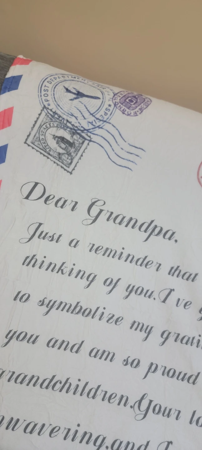 Dear Grandpa Blanket - photo 2
