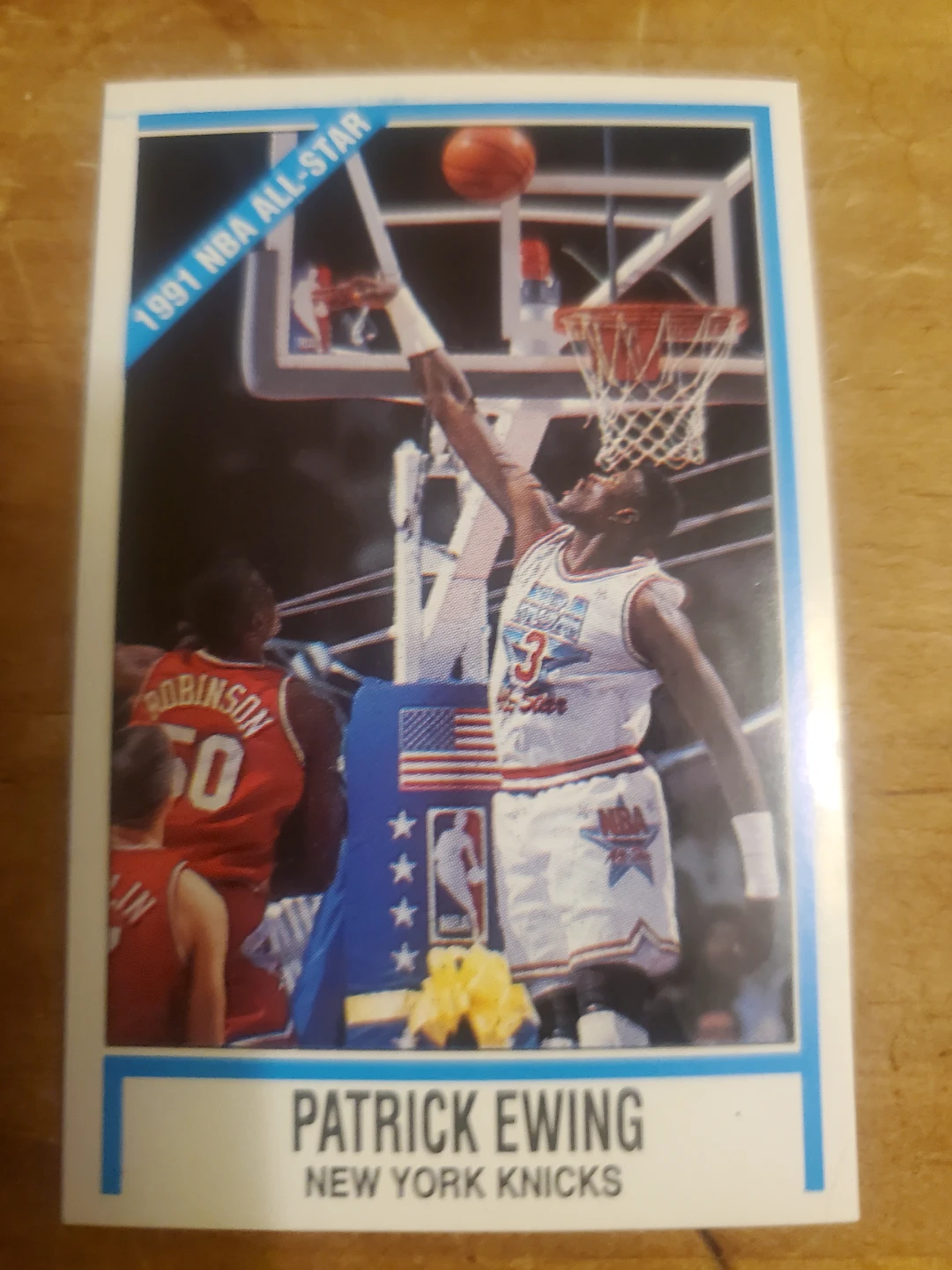 1991 NBA All-Star Patrick Ewing New York Knicks Trading Card