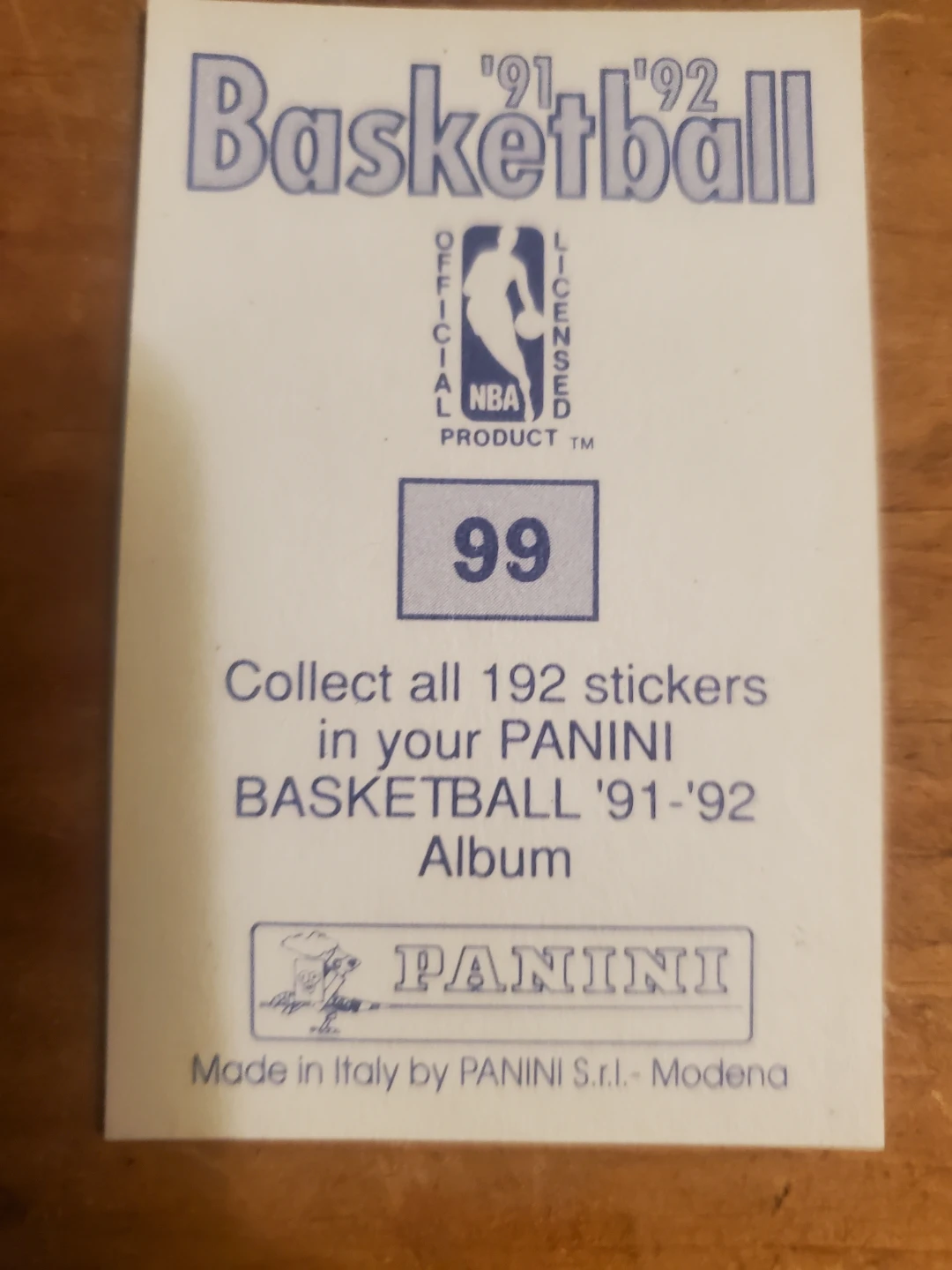 1991 NBA All-Star Patrick Ewing New York Knicks Trading Card - photo 2