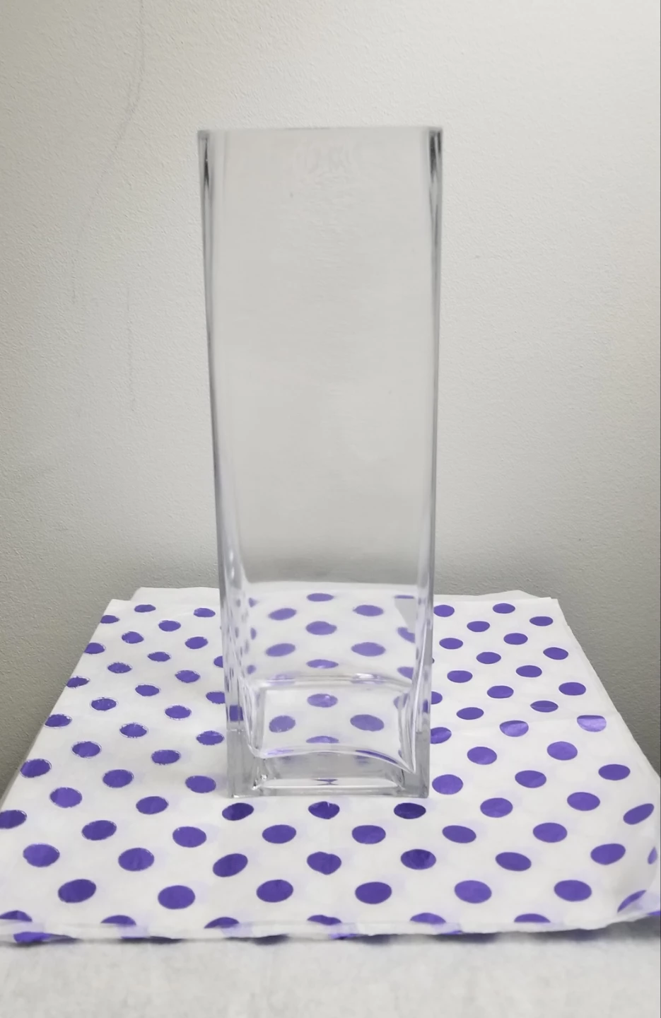 TWO Clear Glass Vases - photo 2