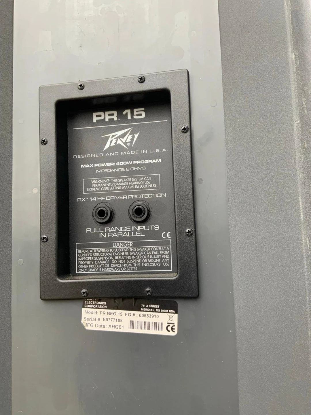 Peavey PR 15 PA Speakers (Pair) - photo 4