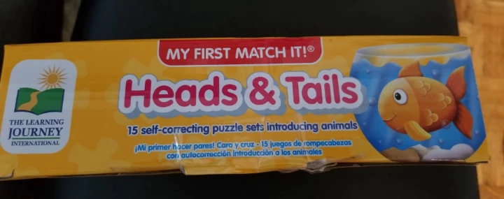 The Learning Journey Heads & Tails Puzzle Set 🏆 - photo 4