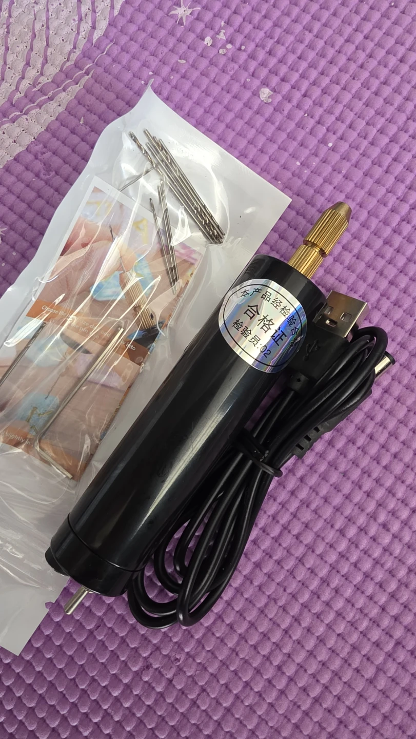 USB Electric Drill with Drill Bits