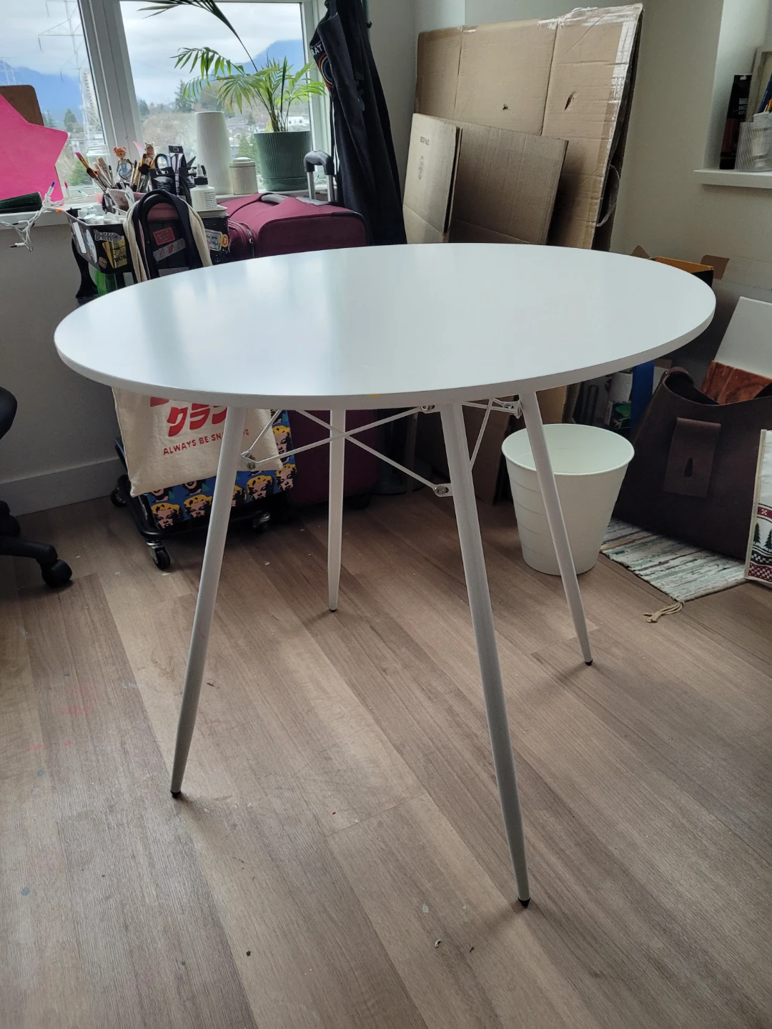 Wayfair 28×28 Round Kitchen Table by George Oliver