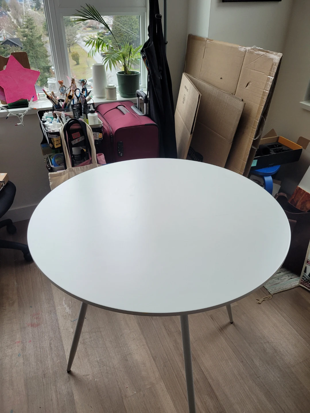 Wayfair 28×28 Round Kitchen Table by George Oliver - photo 2