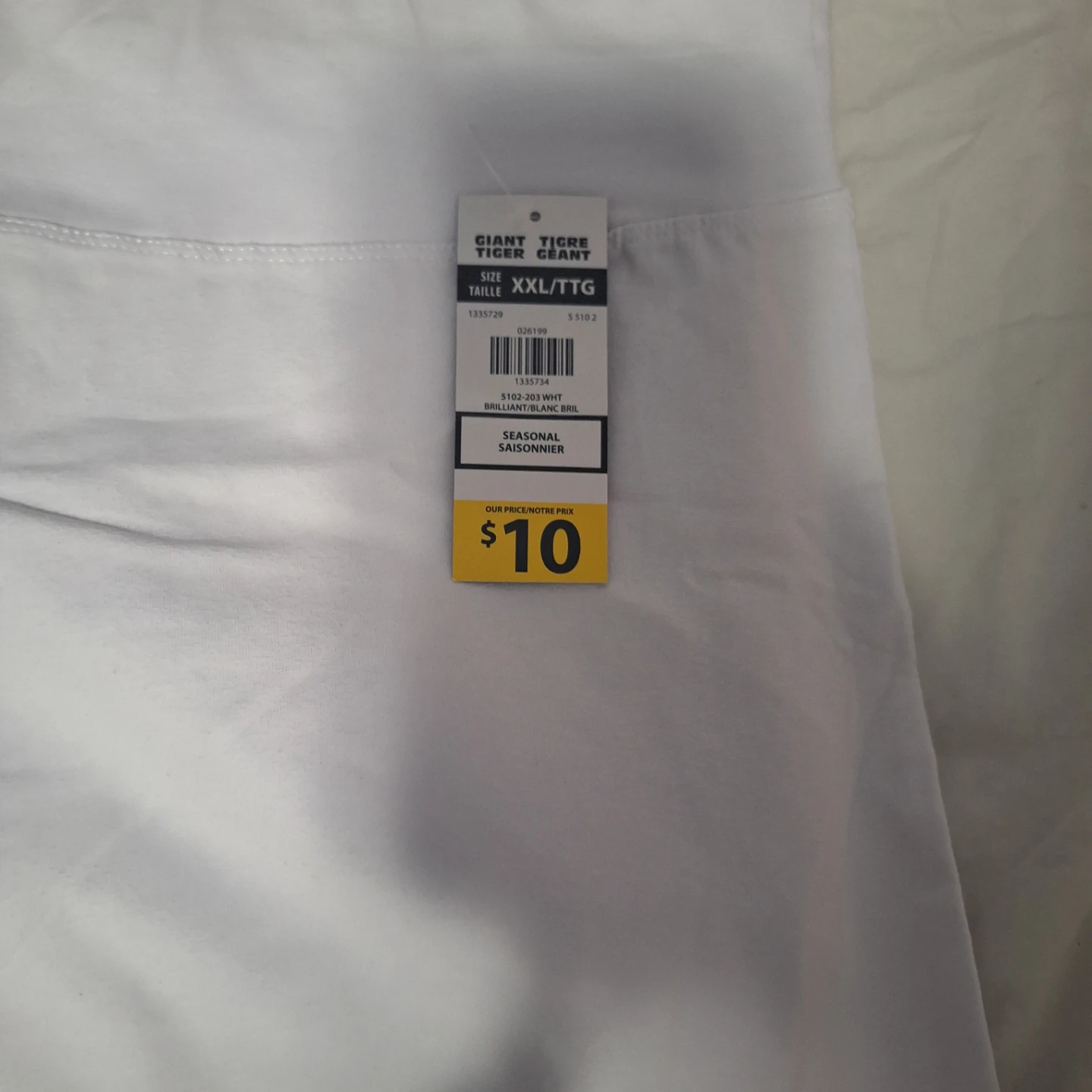 Giant Tiger White Cropped Pants - XXL - photo 2