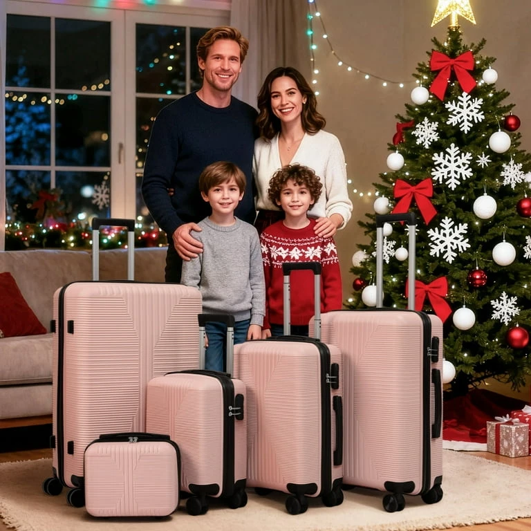 NEW 5-piece Hardshell Luggage Set