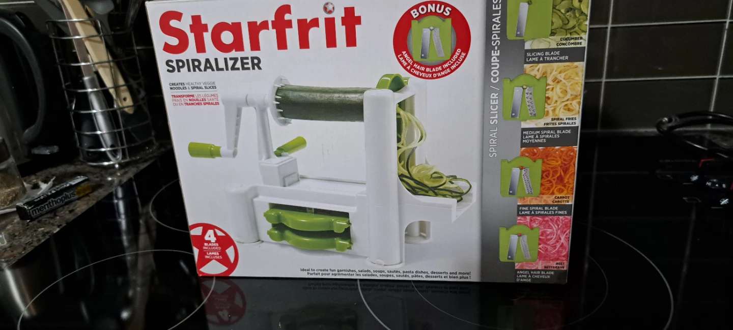 Starfrit Spiralizer with 4 Blades