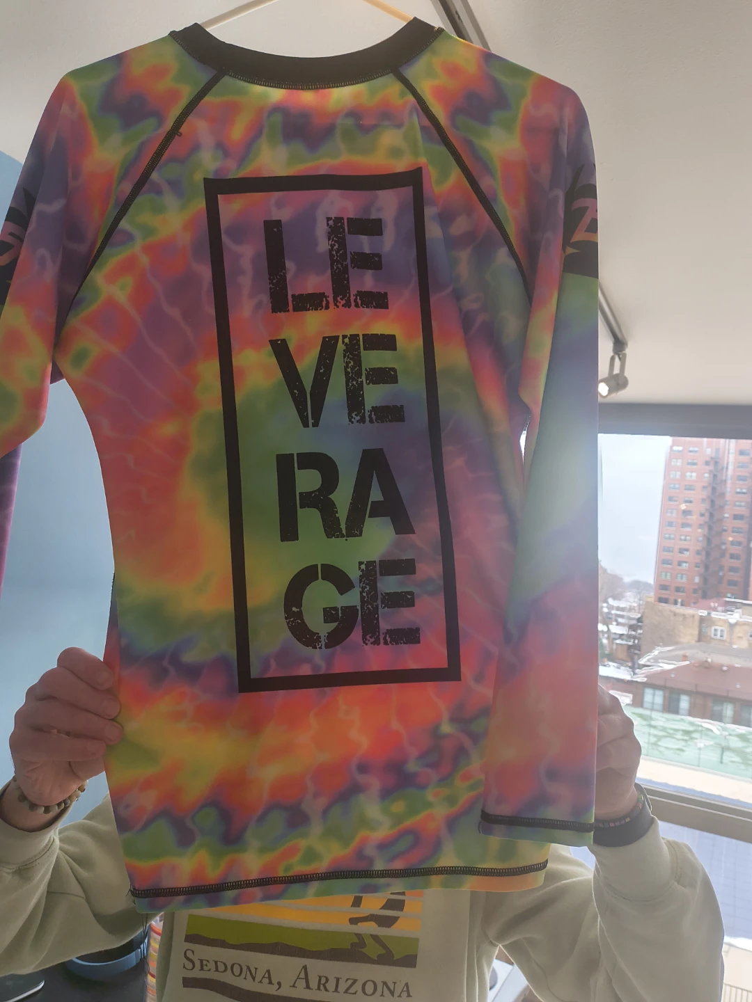 Leverage Octopus Tie-Dye Long Sleeve Shirt