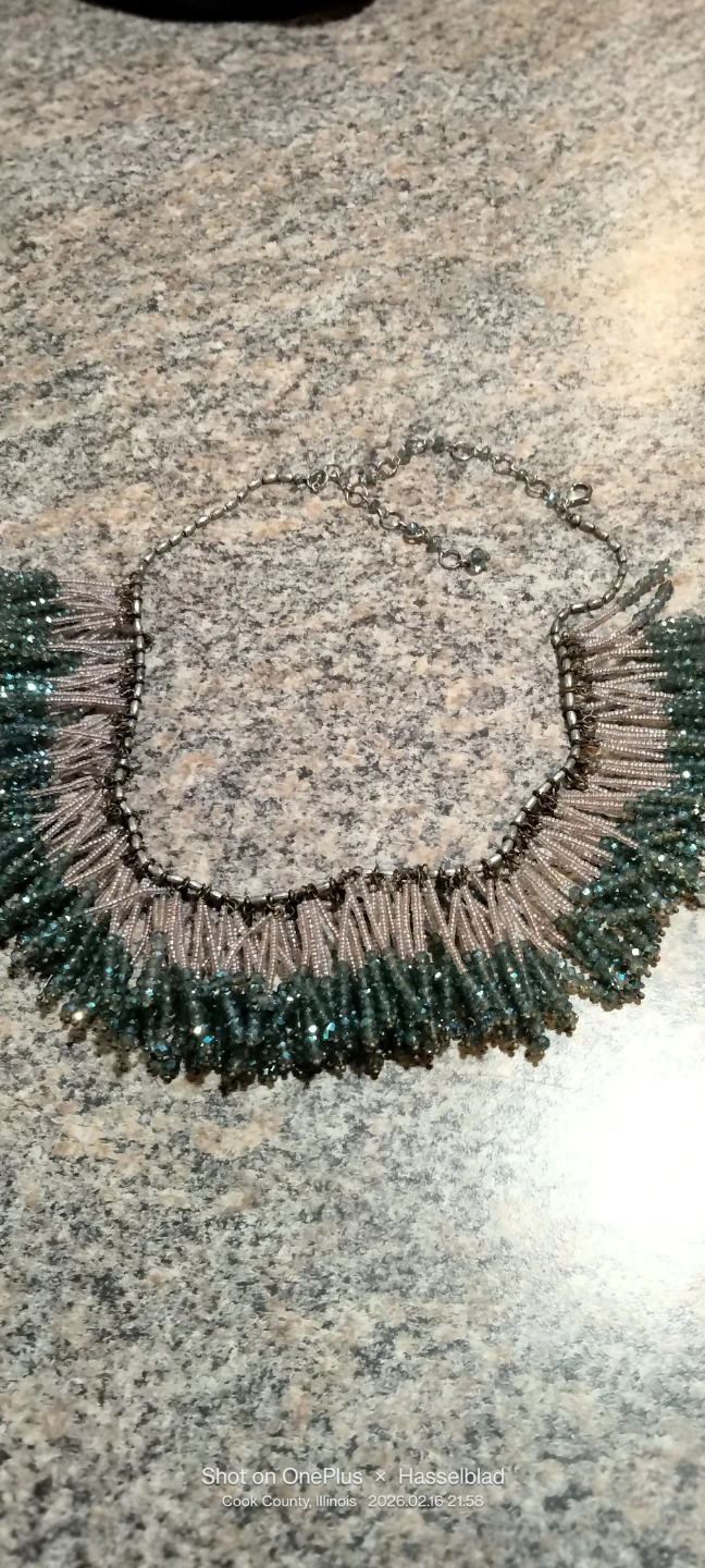 Beaded Statement Necklace