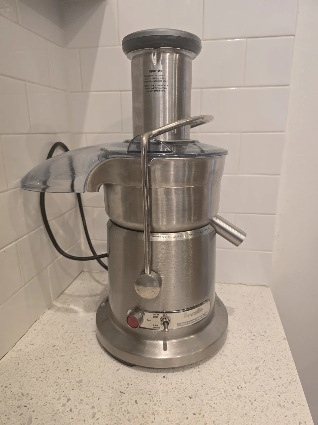 Breville Juice Fountain Elite Juicer - Brushed Stainless Steel