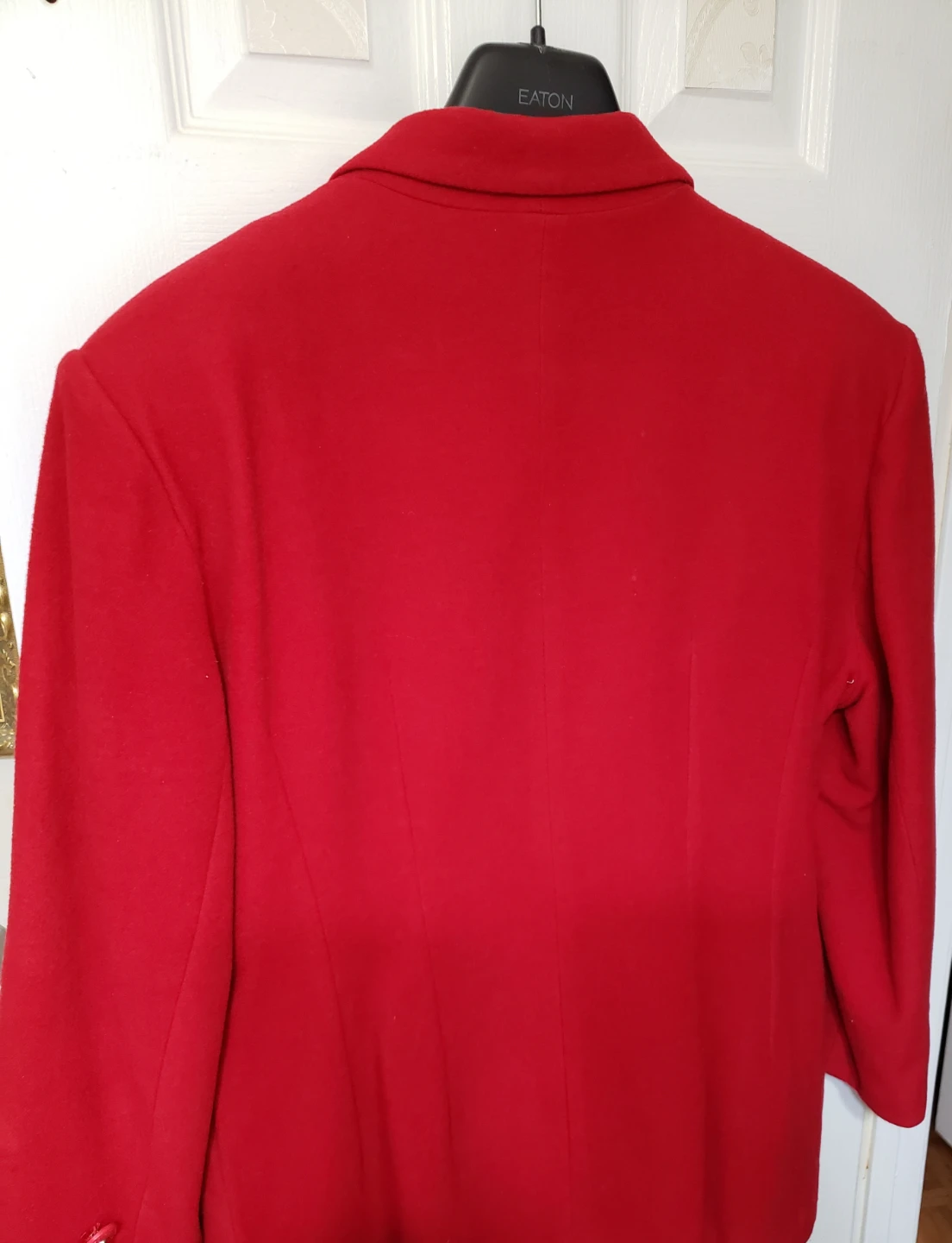 Gipsy Red Double-Breasted Blazer Jacket Size 46 - photo 5