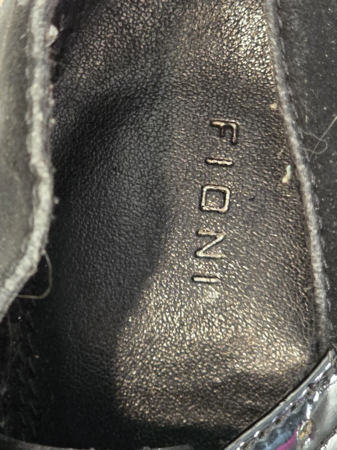 Fioni Black Patent Lace-Up Ankle Boots Size 7 - photo 2