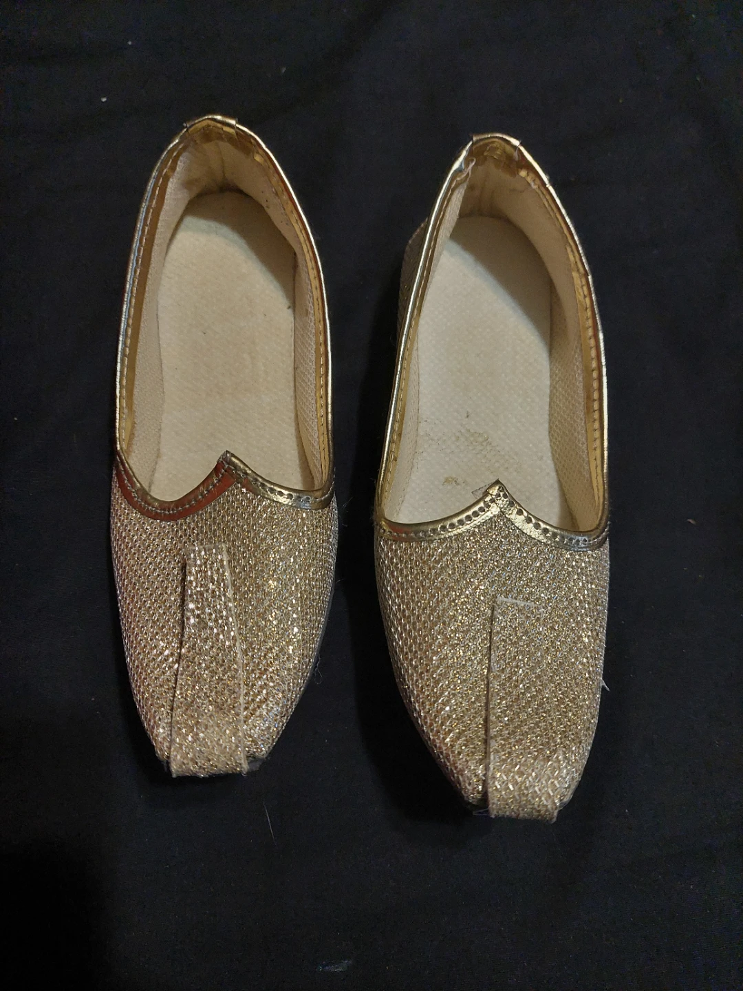 Toddler Gold Sherwani and Pants Set with Shoes - photo 3