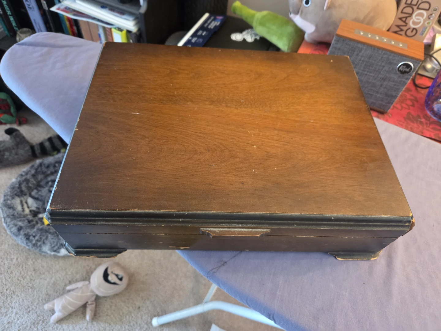 🧡Vintage Wooden Cutlery Box🧡