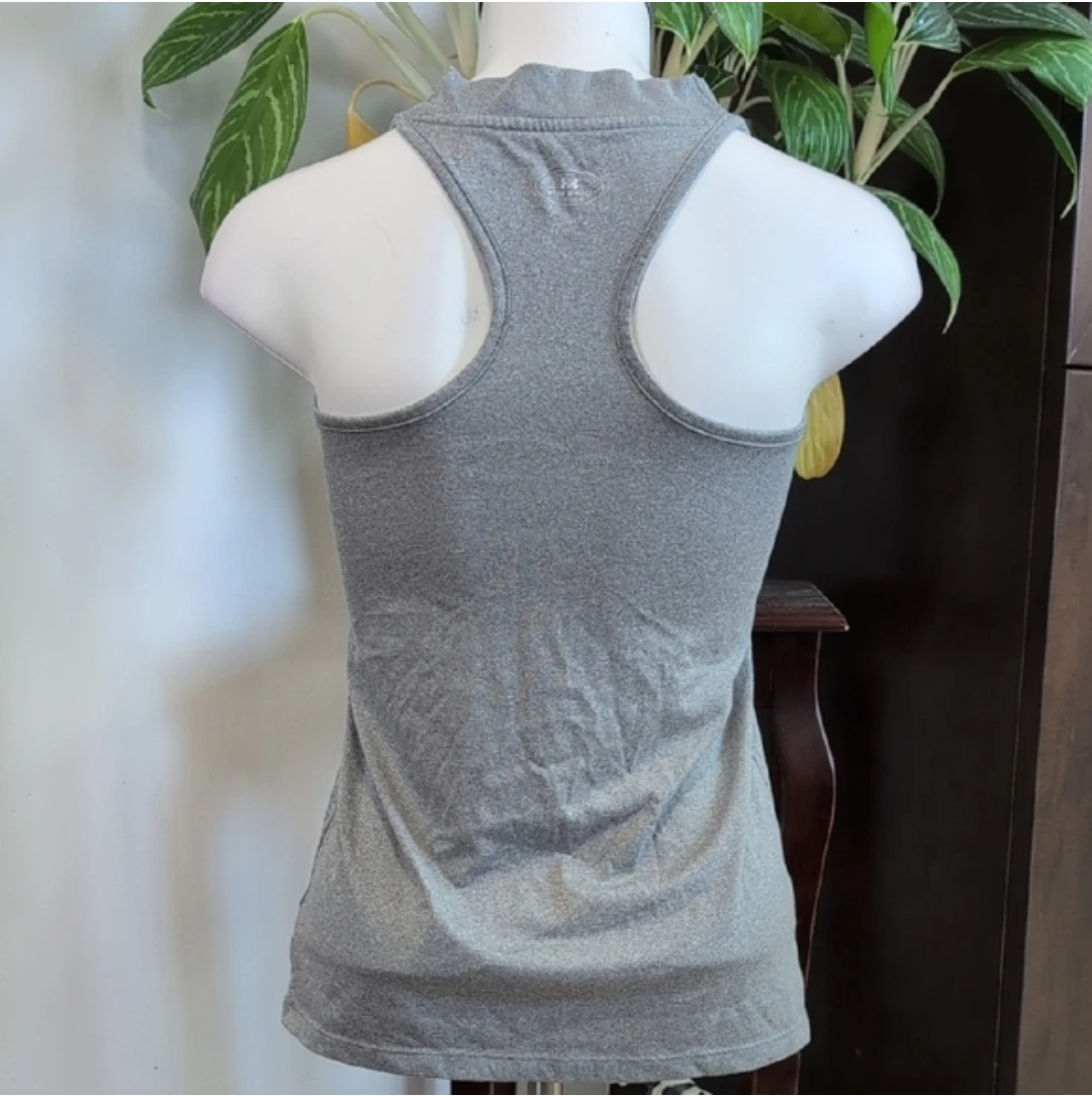 Under Armour Grey HeatGear Tank Top XS - photo 3