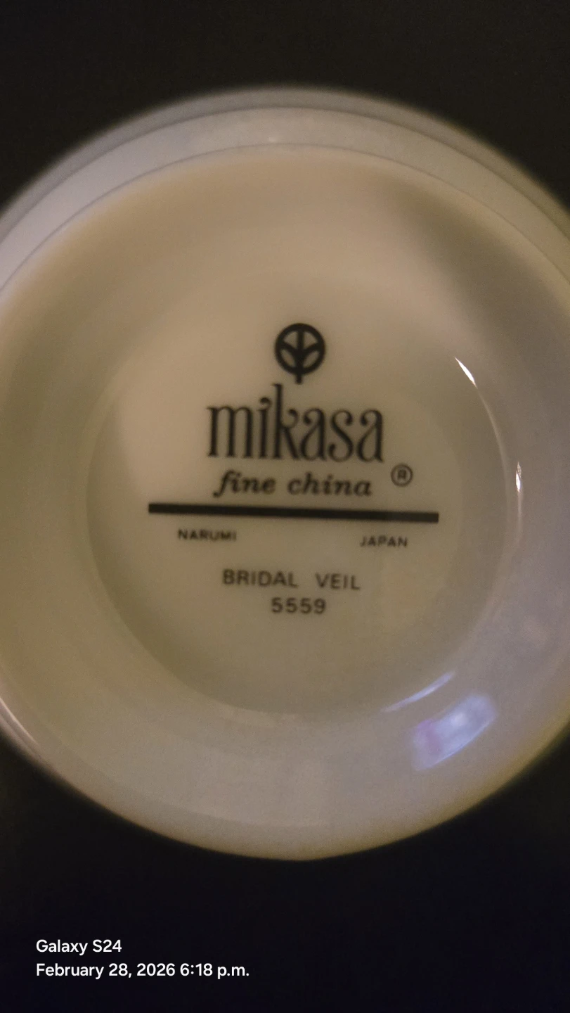 Mikasa Bridal Veil Fine China Cups (Set of 4) - photo 2