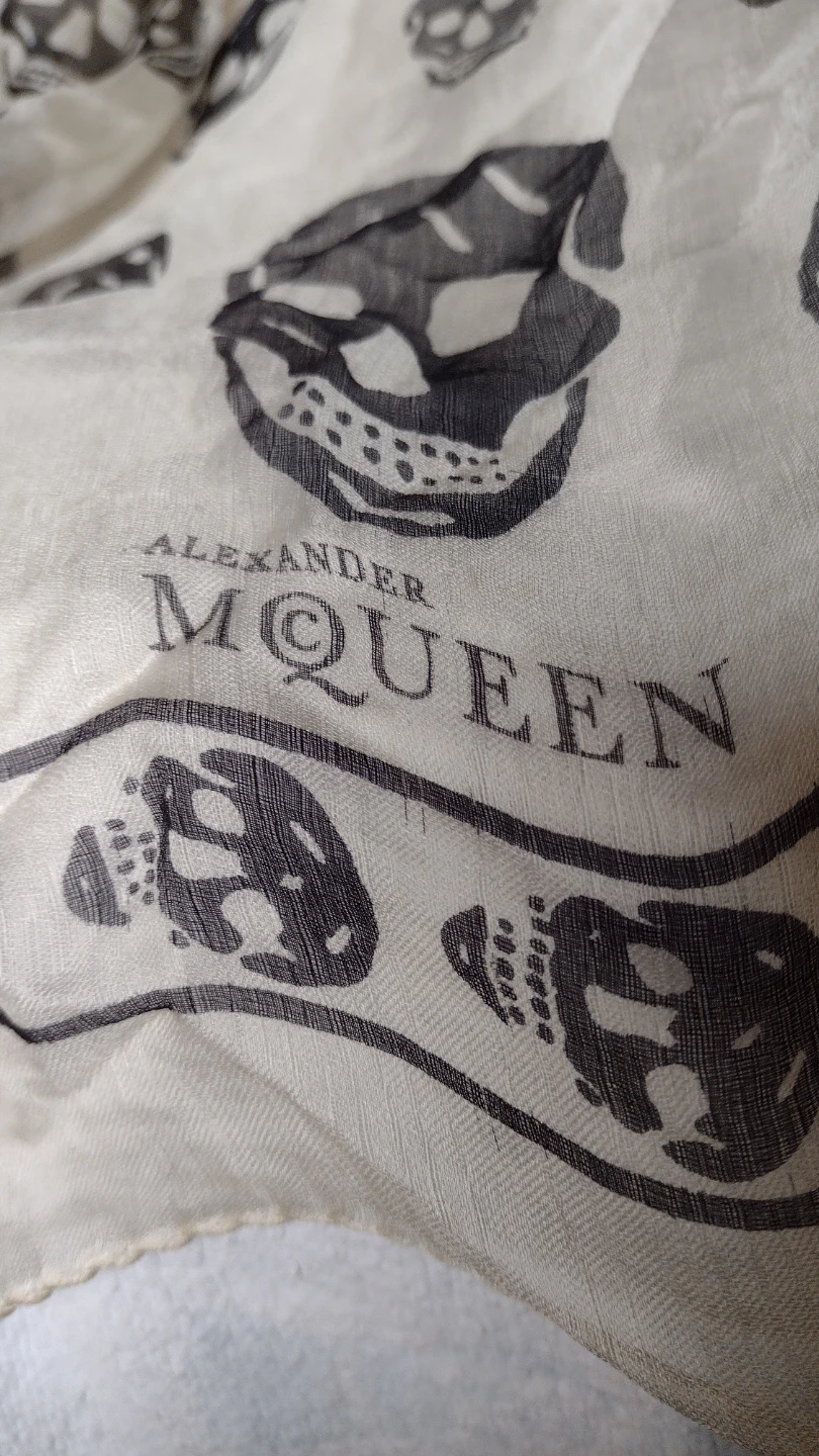 Alexander McQueen silk scarf