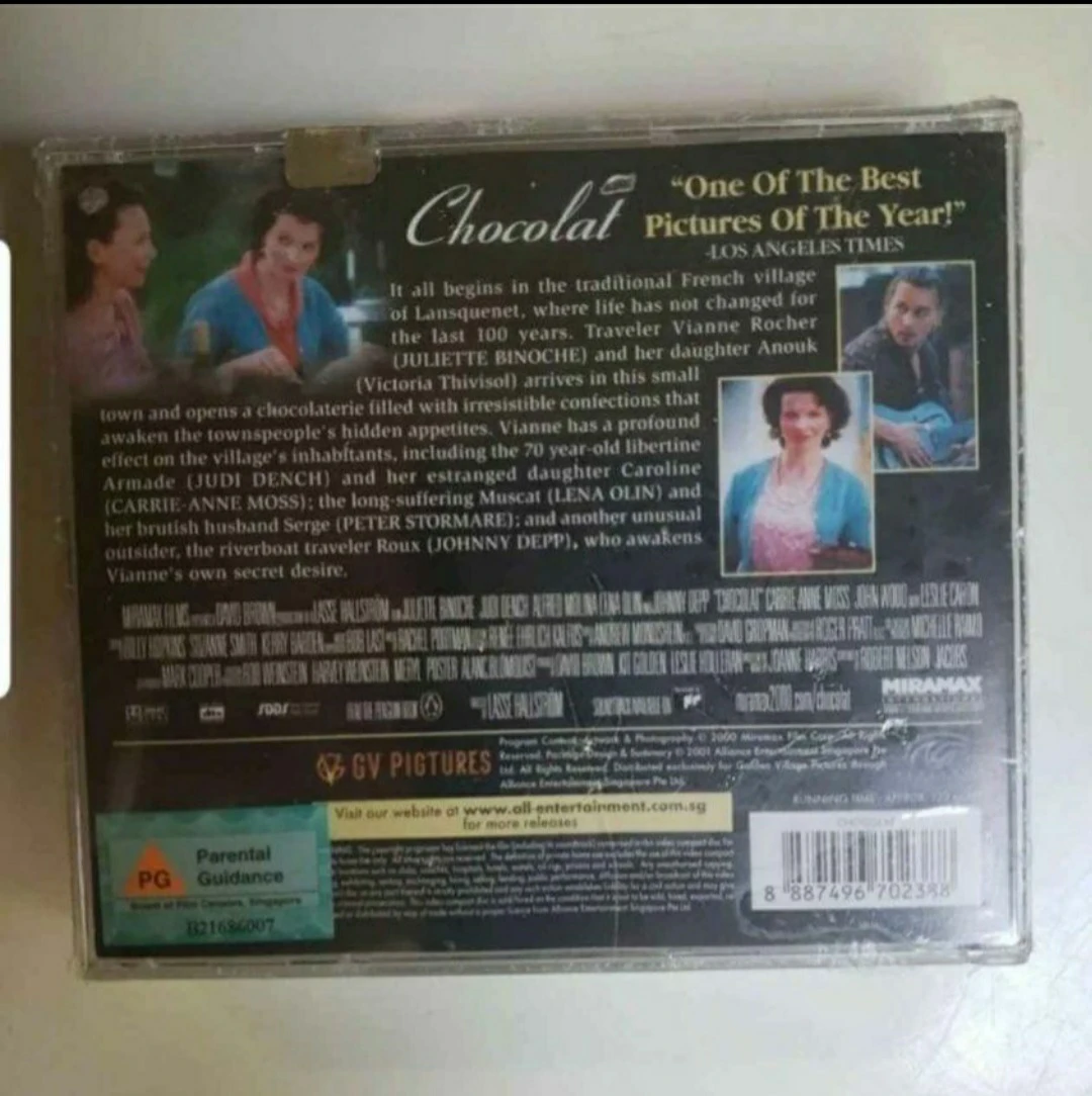 Chocolat Video CD (Brand New!) - photo 2