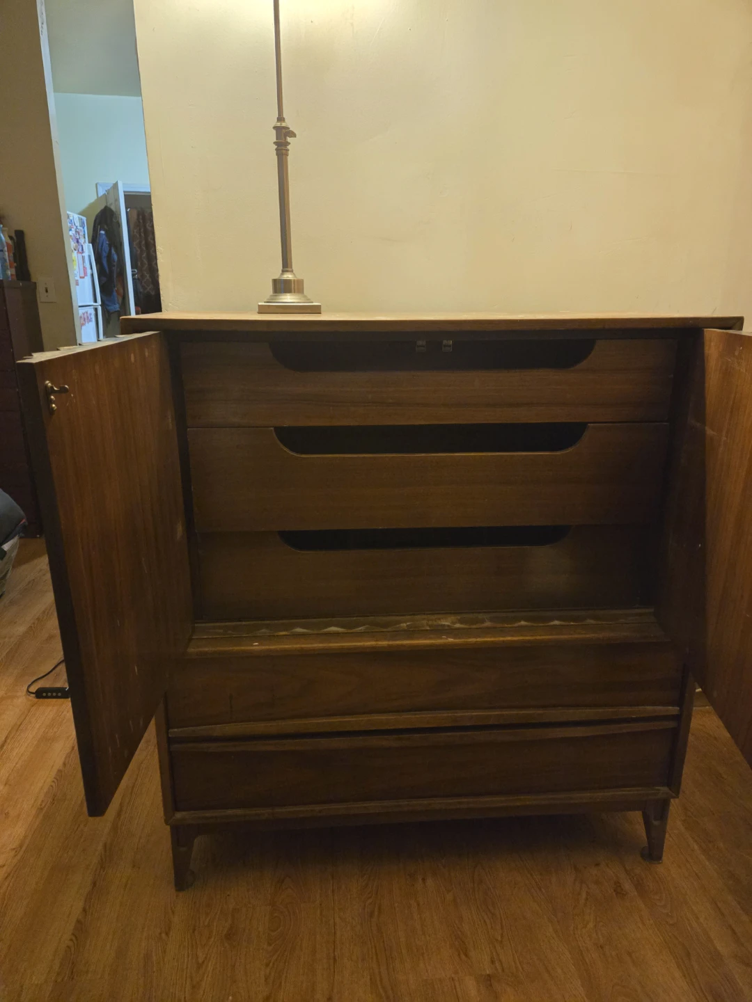 Thomasville Wood Dresser with Cabinet - photo 2