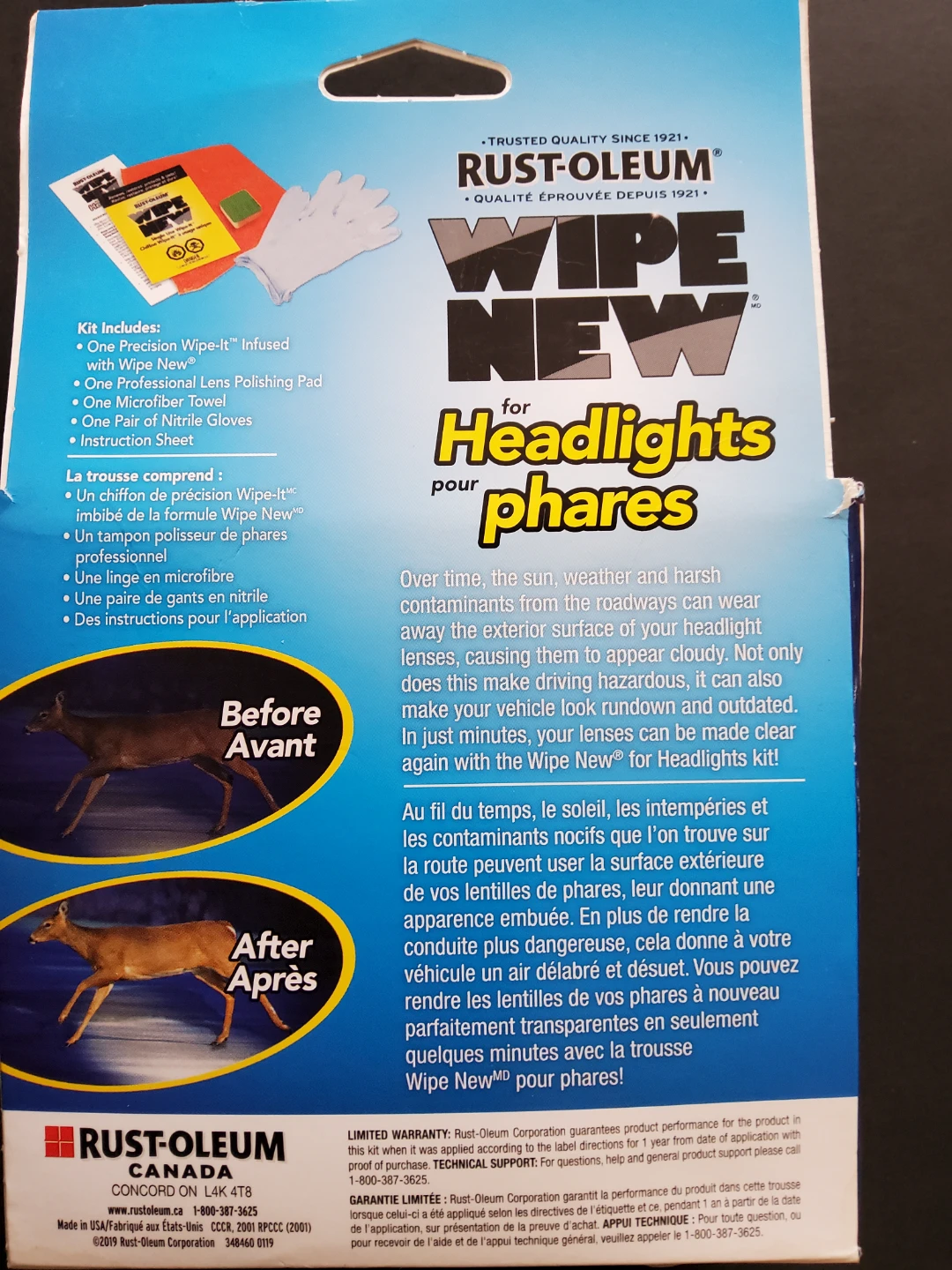 Rust-Oleum Wipe New Headlight Restoration Kit 🏆 - photo 2