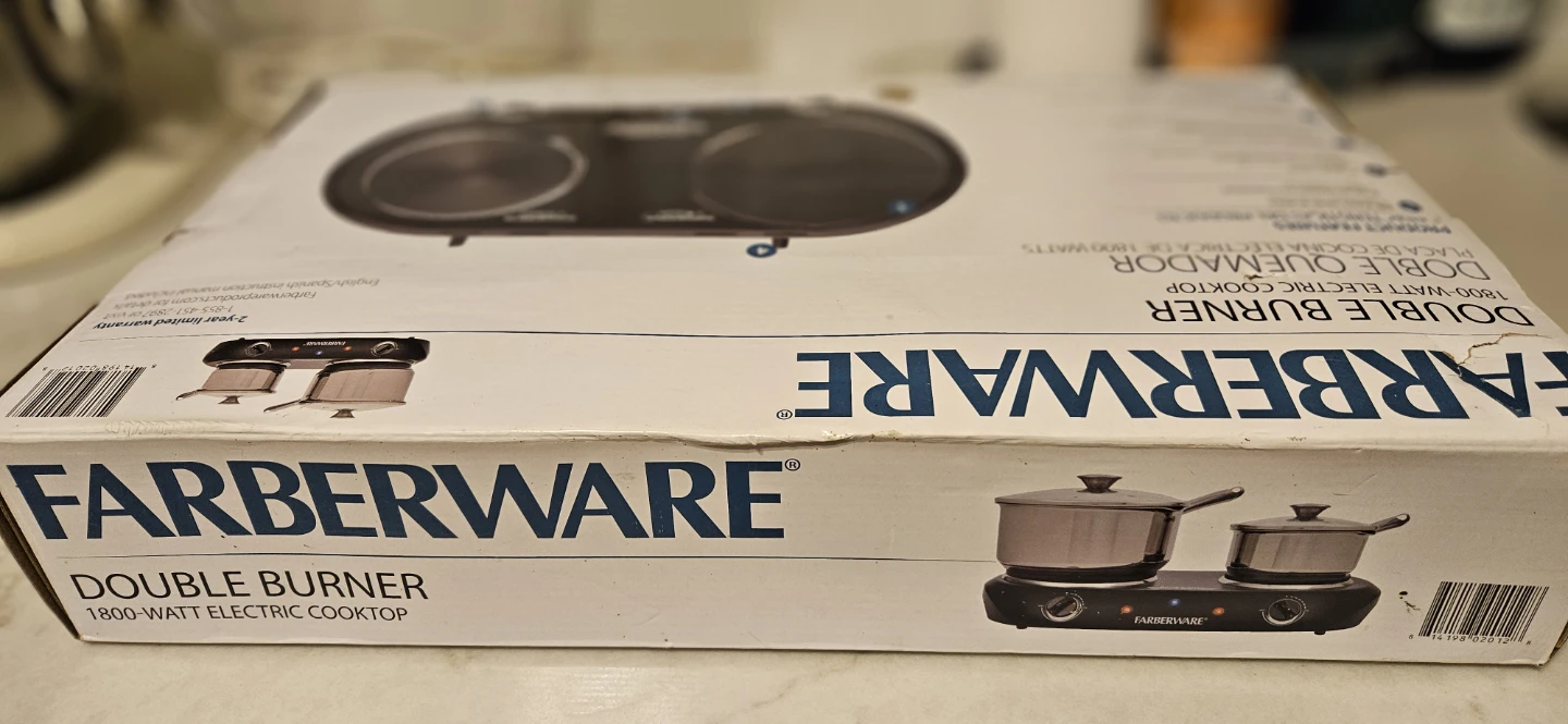 Farberware Double Burner 1800-Watt Electric Cooktop