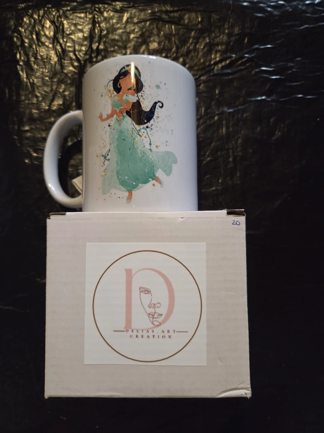 Disney Jasmine Mug with Deltas Art Creation Box
