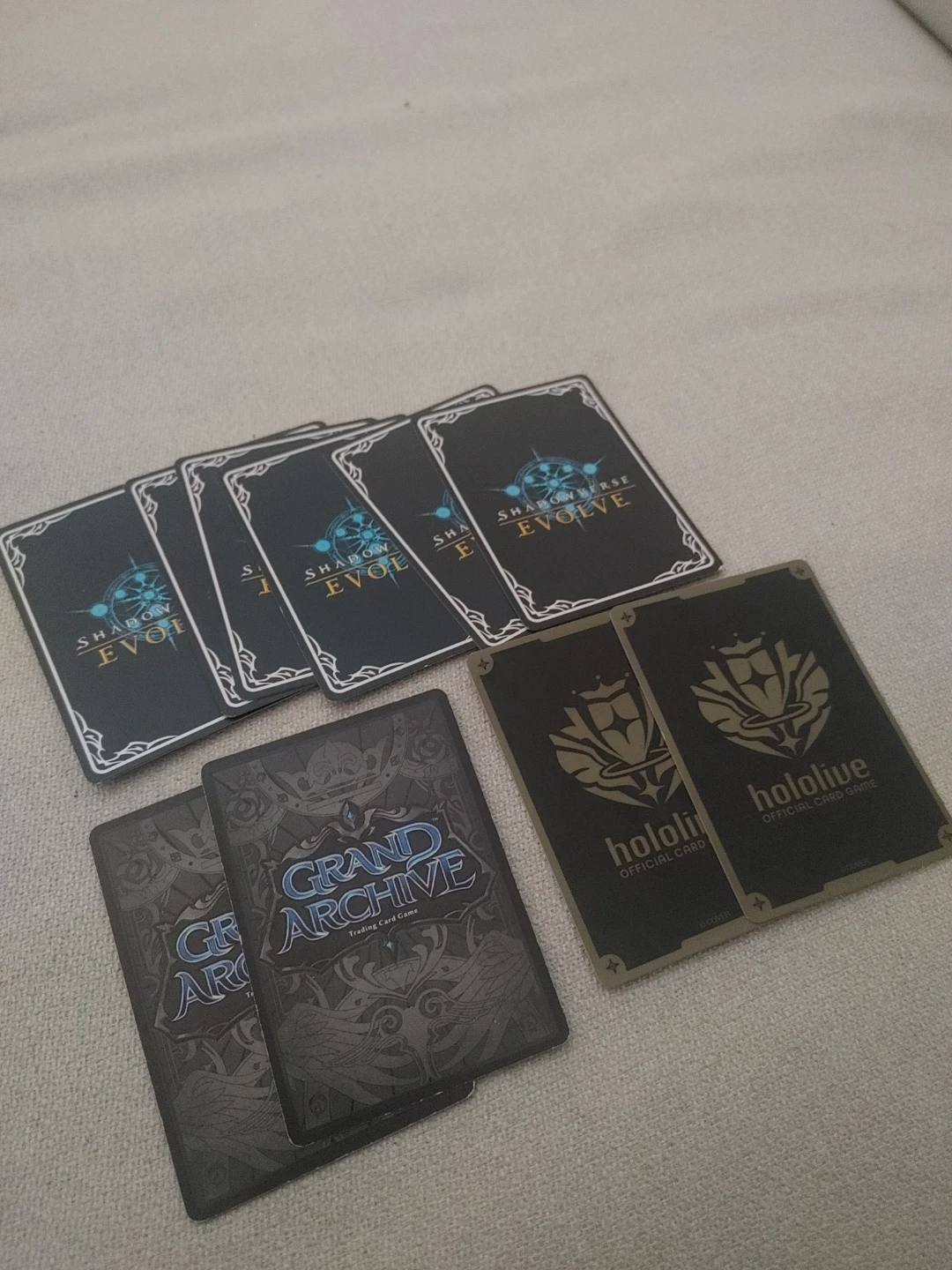 Shadowverse Evolve, Grand Archive, Hololive Trading Cards