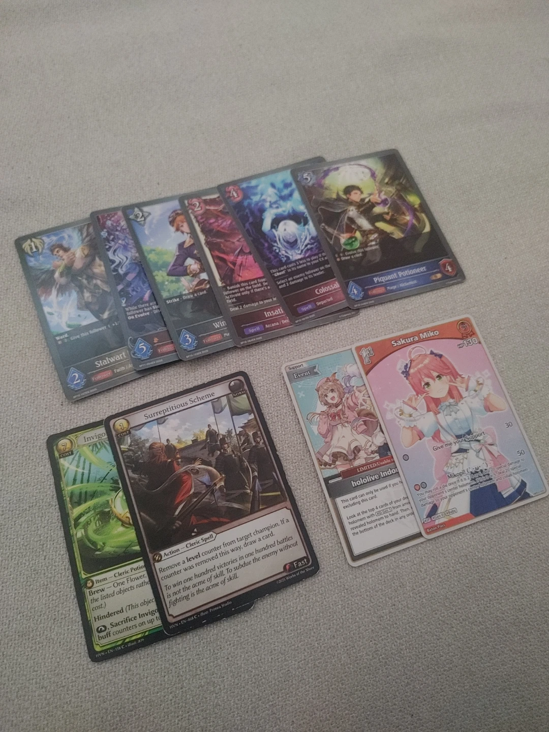 Shadowverse Evolve, Grand Archive, Hololive Trading Cards - photo 2