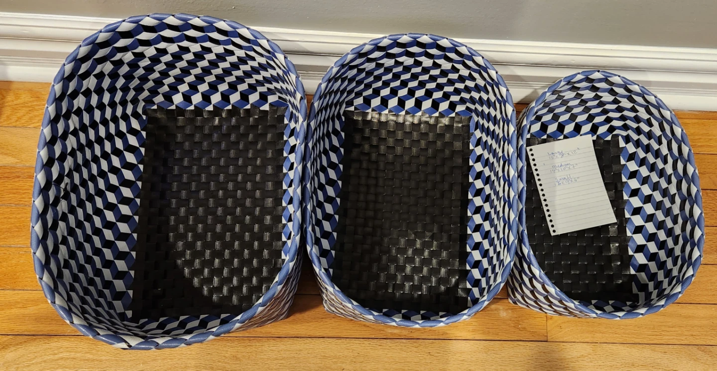 Woven Storage Baskets (Set of 3) - photo 3