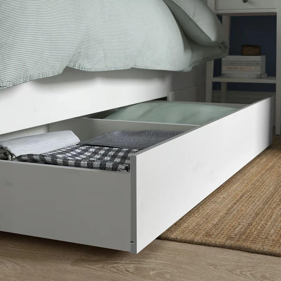 Moving Sale - White Twin Bed with Storage Drawers - photo 5