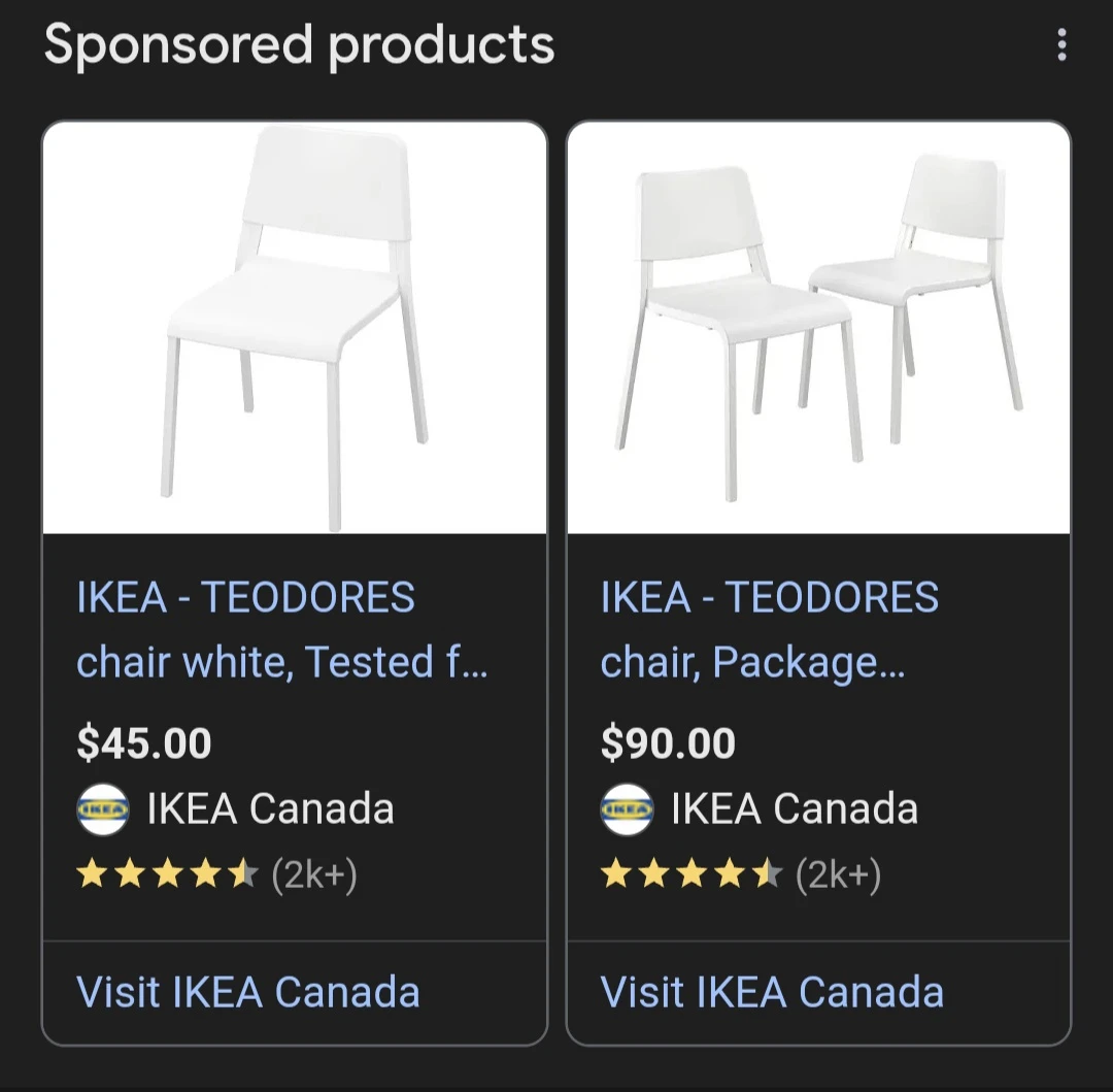 White IKEA Teodores Chairs (2) and Melltorp Table - photo 2