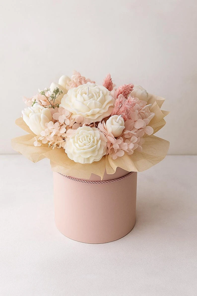 Decorative Scented Candles - Rose & Bubble Shapes - photo 2