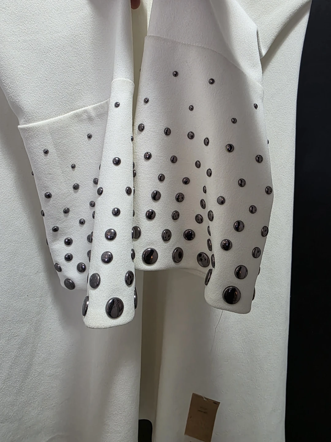 MOVING SALE- White Studded RACHEL ROY Mini Dress - photo 3