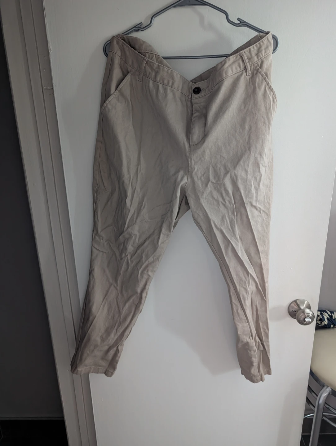 Beige Chinos Pants