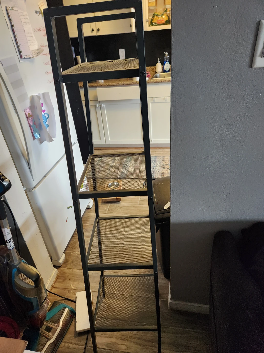 Black Metal Ladder Shelf