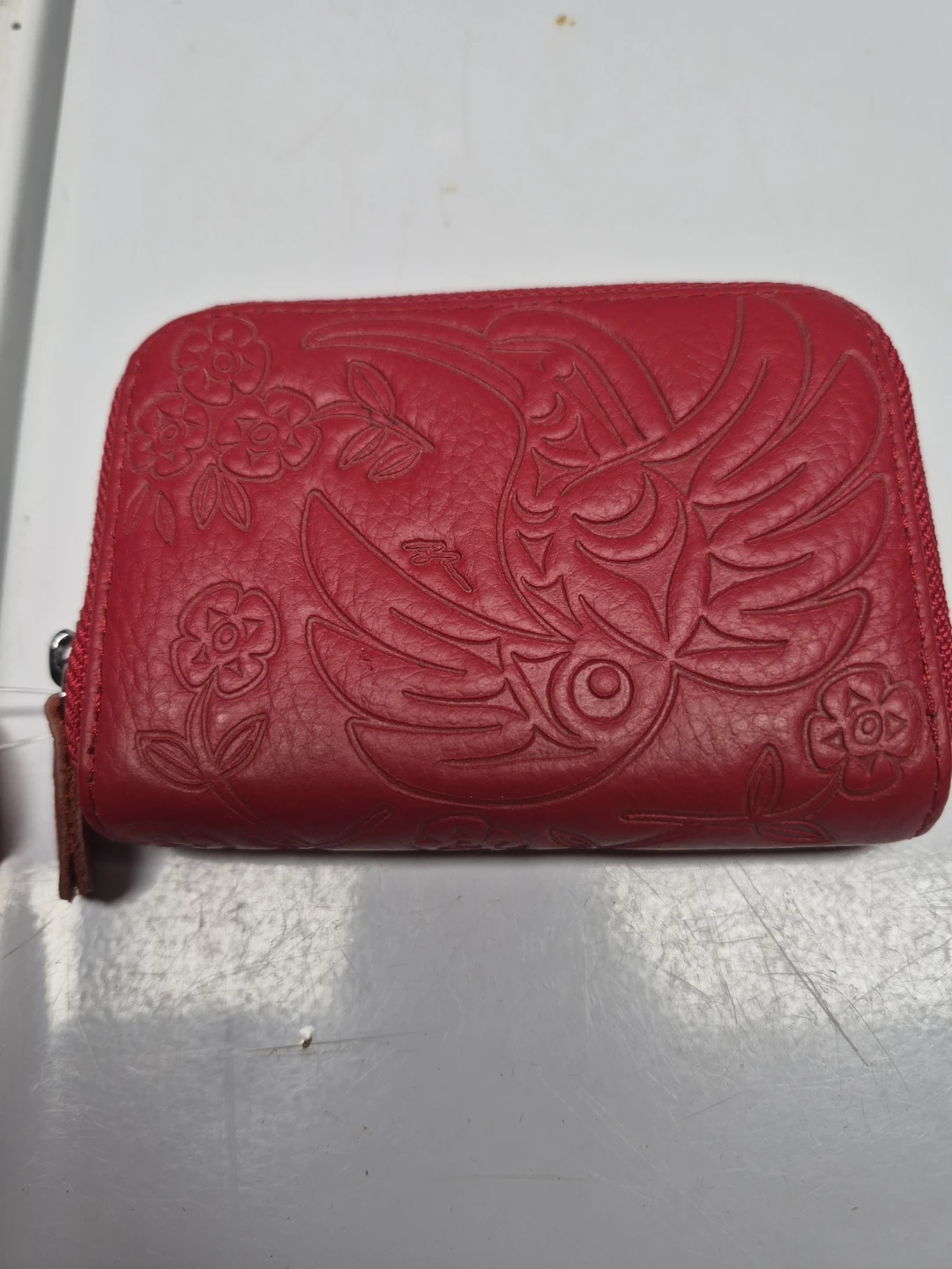Red Hummingbird Wallet RFID PROTECTED
