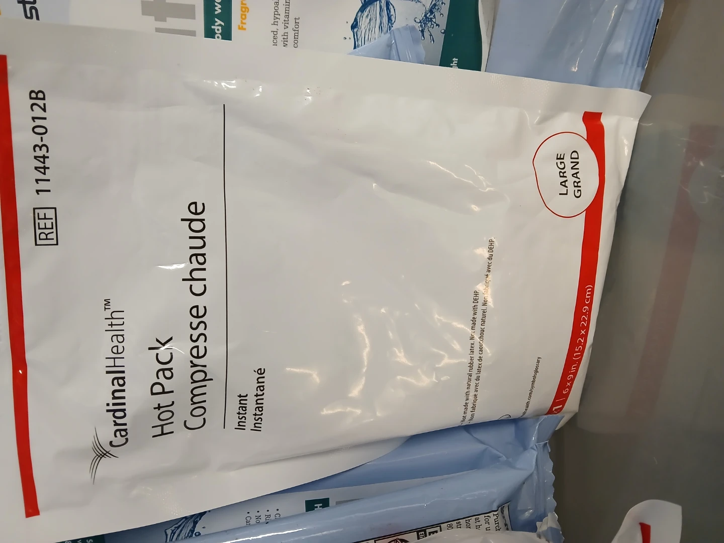 9 x Instant Hot Pack, Large