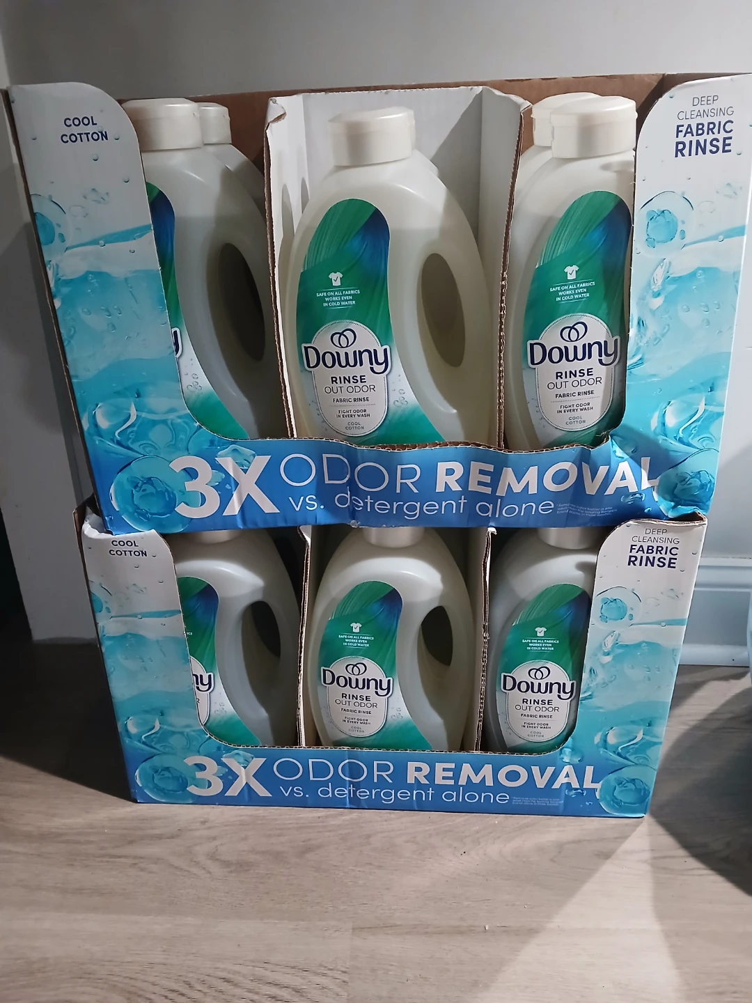 Downy Rinse Out Odor Fabric Rinse Cool Cotton -